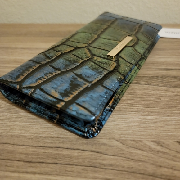 NEW Leather Brahmin MARITIME CELTICA Ady Slim Wallet NWT - Picture 3 of 9